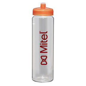 Clear Sport Bottle 32 Oz HUGE IMPRINT AREA