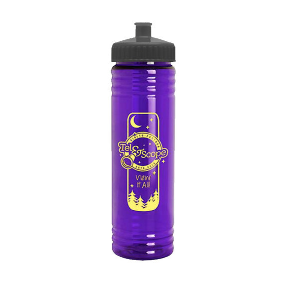 24 oz. Slim Fit Water Bottles with Push Pull Lid