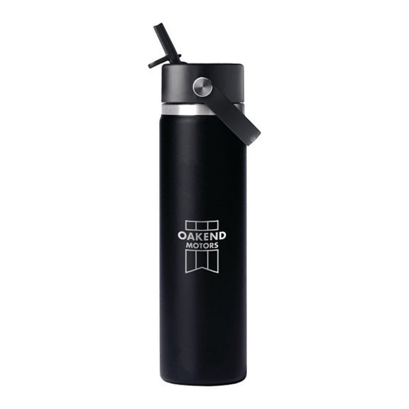 Hydro Flask Wide Mouth 24 Oz Bottle With Flex Straw Cup