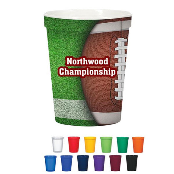16 OZ  FULL COLOR BIG GAME STADIUM CUP