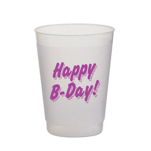 10 Oz. Tall Unbreakable Translucent Frosted Cup