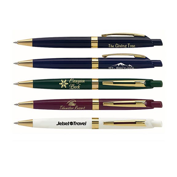 Rival Gold Click Pen