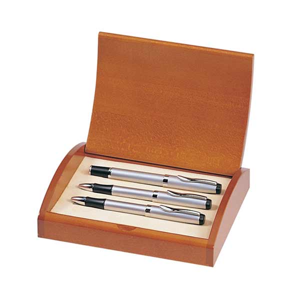 Light Wood Executive Pen and Pencil Set