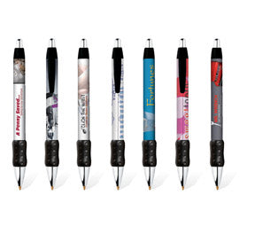 Bic Full Color Digital WideBody Chrome Grip Click Pen