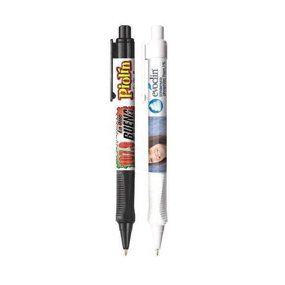 Full Color Grip Write Click Pen