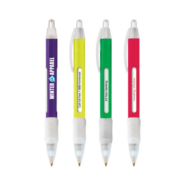 Bic Wide Body Retractable Message Colors Click Pen