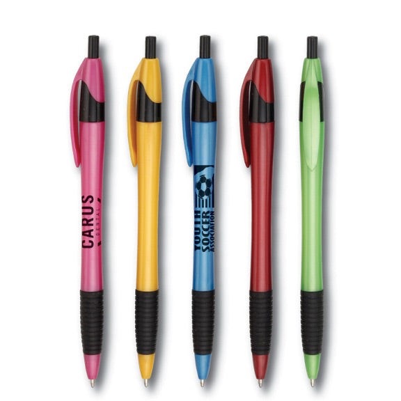 Colored Gripped Slimster Click Pen