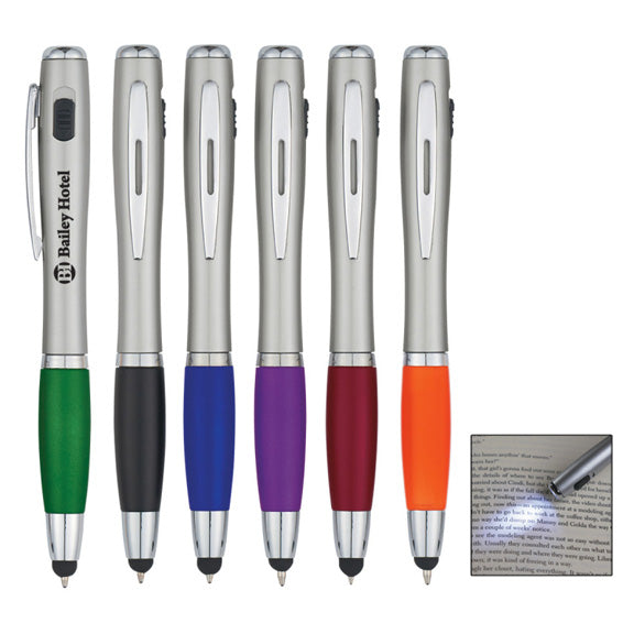 Pen With LED Light And Stylus