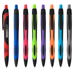 Sleek Write Two-Tone Rubberized Pen