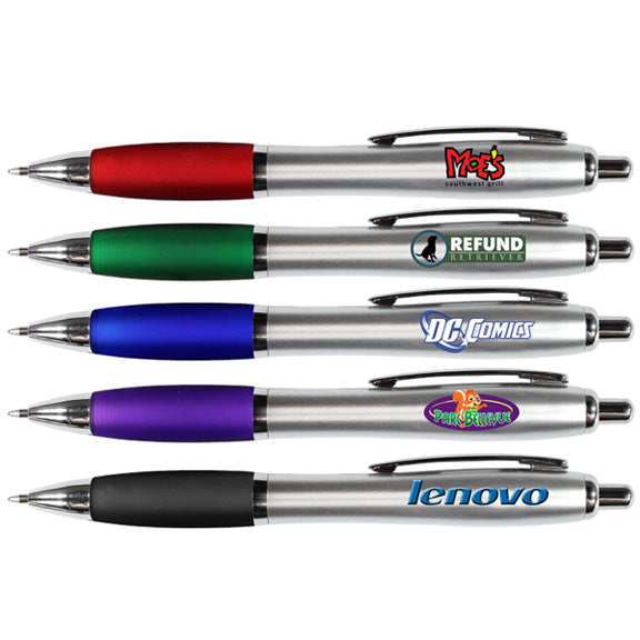 Silhouette Satin Grip Full Color Pen - Black Ink