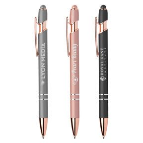 Ellipse Softy Rose Gold Metallic w/ Stylus - Laser Engraved