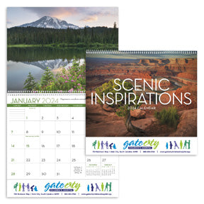 Deluxe Scenic Inspirations 16 Month Calendar