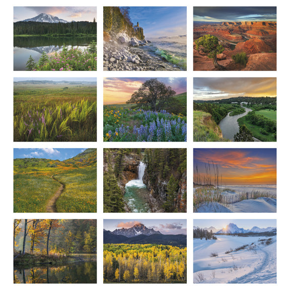 Deluxe Scenic Inspirations 16 Month Calendar