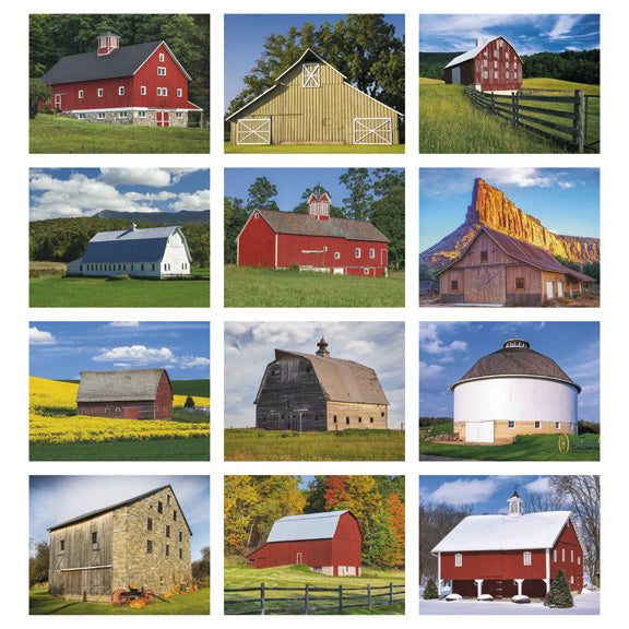 Barns 16 Month Deluxe Wall Calendar