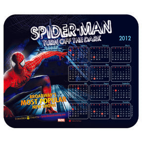 7x8 Calendar Mousepad - Fabric Surface - 1/8 Thick Rubber