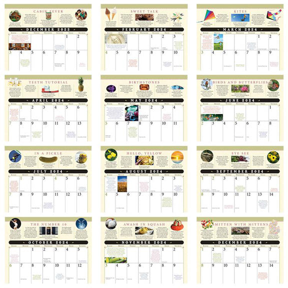 The old Farmers Almanac Everyday Advice Wall Calendar