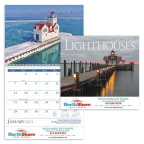 Lighthouses Wall Calendar