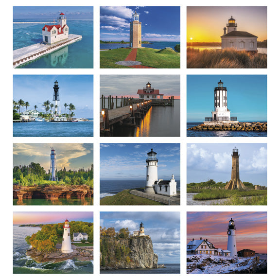 Lighthouses Wall Calendar