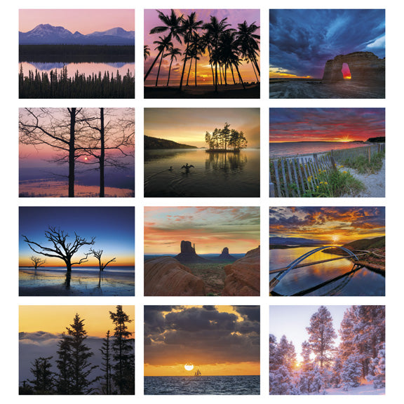 Sunrise Sunset Wall Calendar