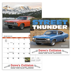 Street Thunder Wall Calendar