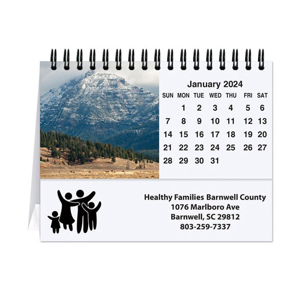 Tent Desk Calendar - Majestic Outdoors