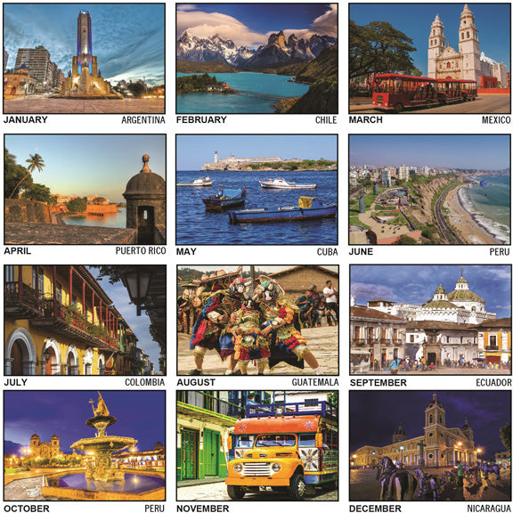 LATIN FLAVOR - Econoline Wall Calendar