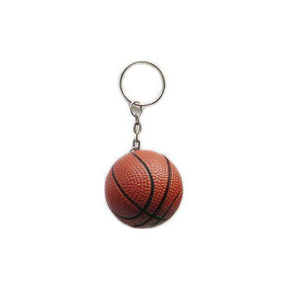 Stress Basketball Key Tag Stress Reliever