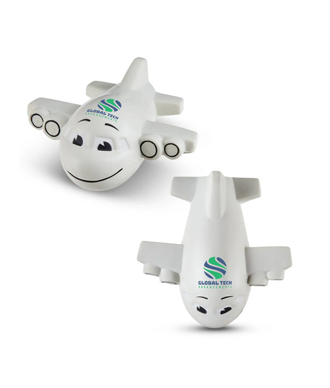Smiling Airplane Shape Stress Ball