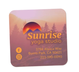 2.5 x2.5 Glossy Individual Die Cut Sticker Round Corner