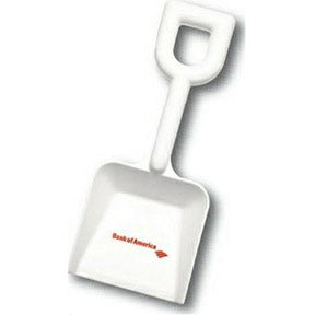 8 Inch White Plastic Sand Shovel