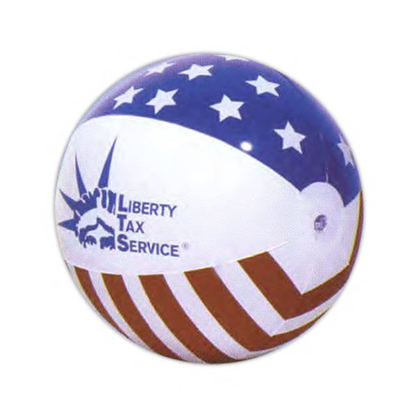 16 Inch Star and Stripe Beach Ball