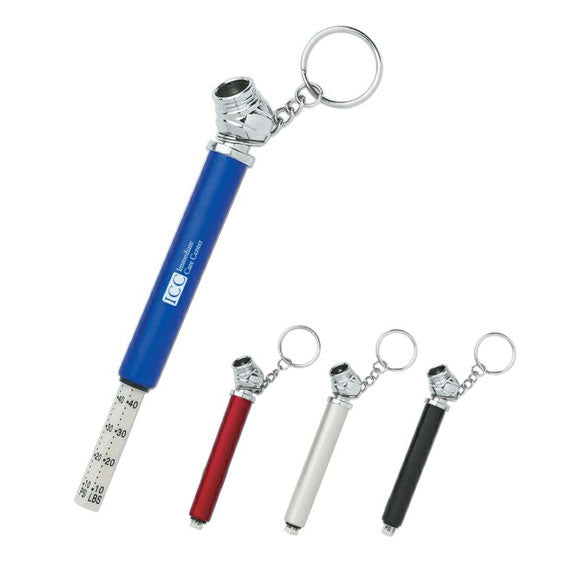 Mini Tire Gauge Key Chain