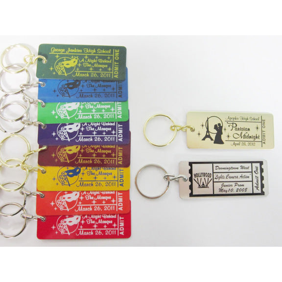 Event Key Tag w/ Round Corners