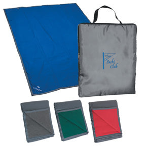 Reversible Fleece/Nylon Blanket With Carry Case