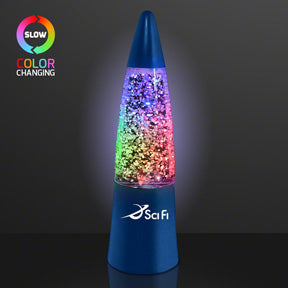 Glitter Rocket Lamp