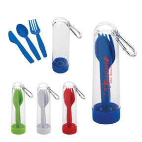 Utensil Kit With Carabiner