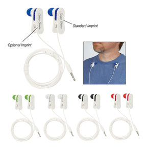 Ear Buds with Shirt Clips