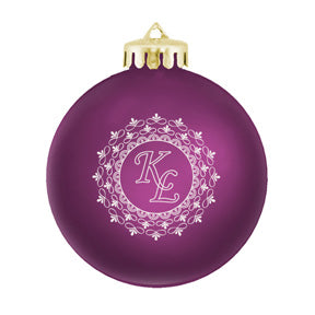 Satin Finished Round Shatterproof Ornament