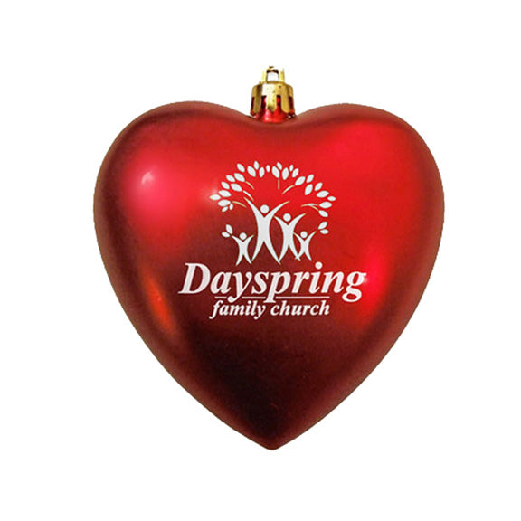 Heart Shatterproof Ornament