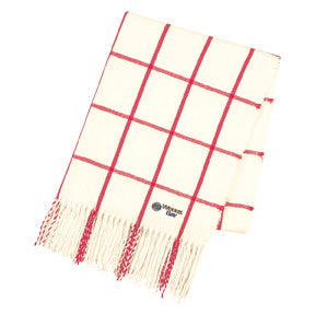 Charleston Embroidered Fringed Scarf