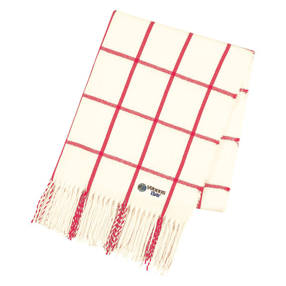 Charleston Embroidered Fringed Scarf