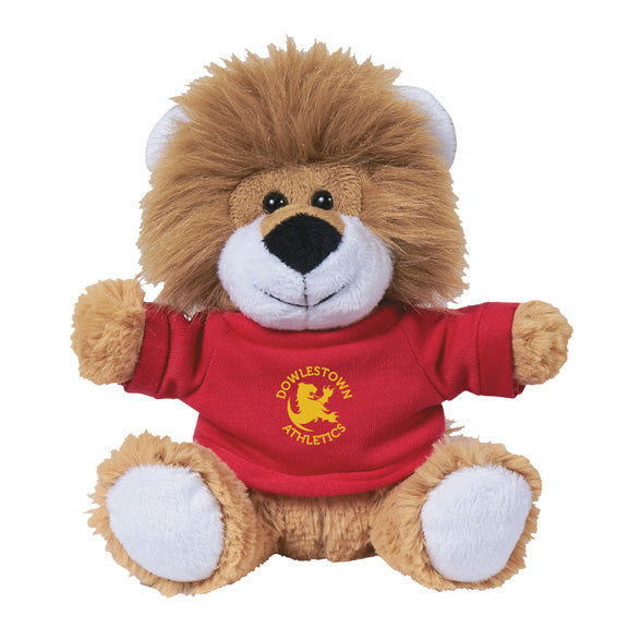 6 Inch Loveable Lion With Shirt