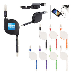 3 In 1 Retractable Charging Cable