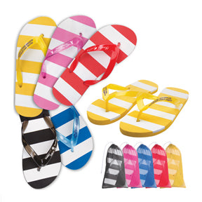 Striped Adult Flip Flop