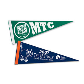 9 x 24 Colored Felt Pennant