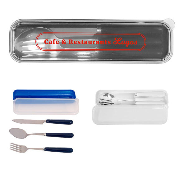 Cutlery Set In Plastic Case