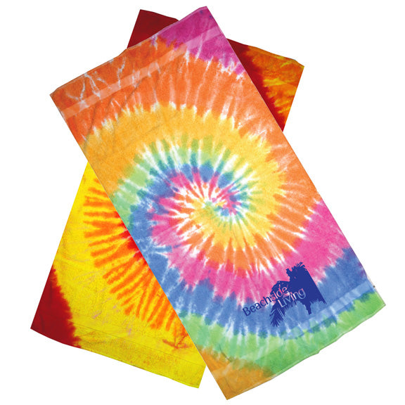 Tie-Dye Beach Towel