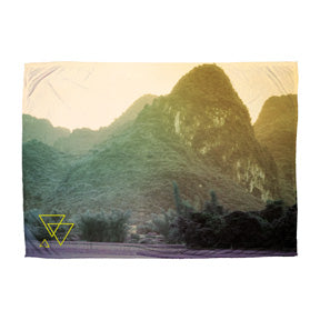 Sublimated Oversize Tahoe Microfleece Throw