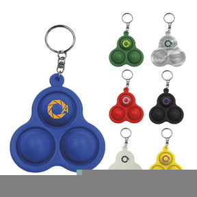 Pop 3 Bubbles Keychain