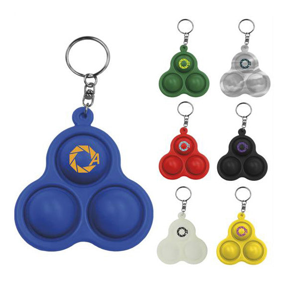 Pop 3 Bubbles Keychain